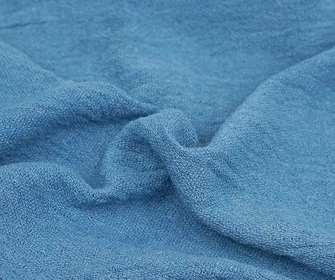 Cotton Shop Towels Blue – (Pack of 150) Size 14x14 Inches Cleaning Rags – Absorbent Shop Rags and Multipurpose Cleaning Towels for Automobiles Industries Garage and Homes