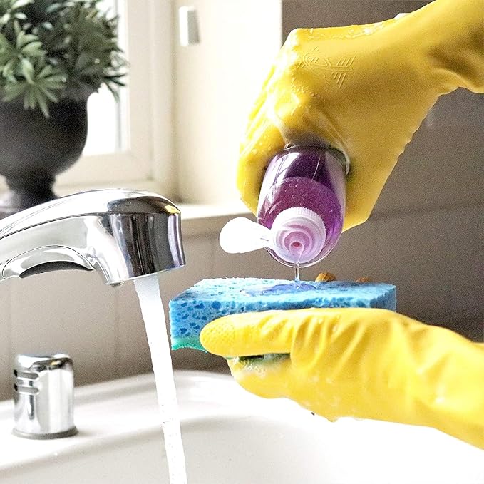 Playtex HandSaver Reuseable Rubber Cleaning Gloves (Medium 12 Pairs) Everyday Protection Reusable Household Gloves