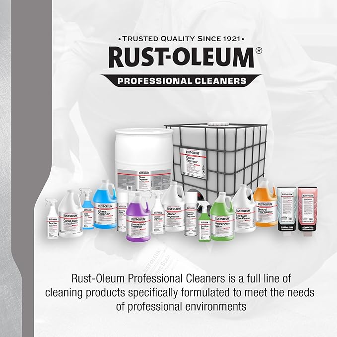 Rust-Oleum Professional Cleaners Carpet Stain Remover &amp Deodorizer | Trigger Spray 32oz Carafe Bottle | Professional Strength | Ready to Use | 6 Pack