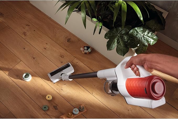 Miele Duoflex HX1 Vacuum Cleaner Cordless and Bagless Multi-Use Flexible Stick Vacuum with Attachable MultiFloor Brush in Brilliant White/Space Grey/Terra Red - 5 Year Warranty