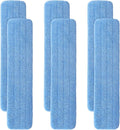 36 Microfiber Pad for Rubbermaid Commercial 36 Inch Mop Head - 6 Pack Replacement Wet &amp Dry Commercial Reusable Cleaning Mop Refills Fit for Any Microfiber Flat Mop System 36