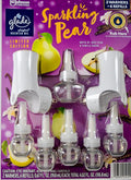 Glade Plugins Sparkling Pear Scented Oils 2 Warmers + 6 Refills