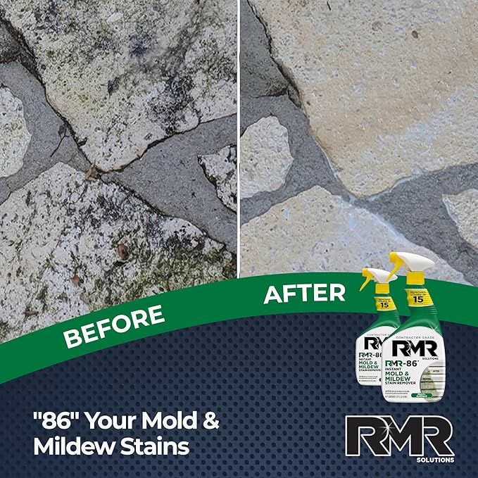 RMR-86 Instant Mold and Mildew Stain Remover Spray - Scrub Free Formula 2 Pack - 32 oz