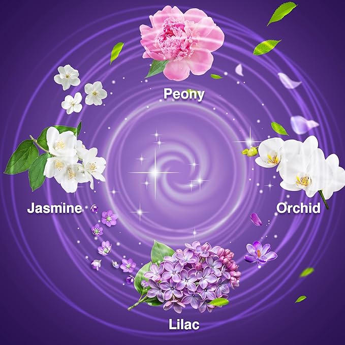 Plug In Air Freshener Refills Peony Jasmine Lilac &amp Orchid Scent Combination For Home Bathroom 12 Count Plug-In Fragrance Refill Compatible with Air Wick &amp Glade Not Include Glade Plus