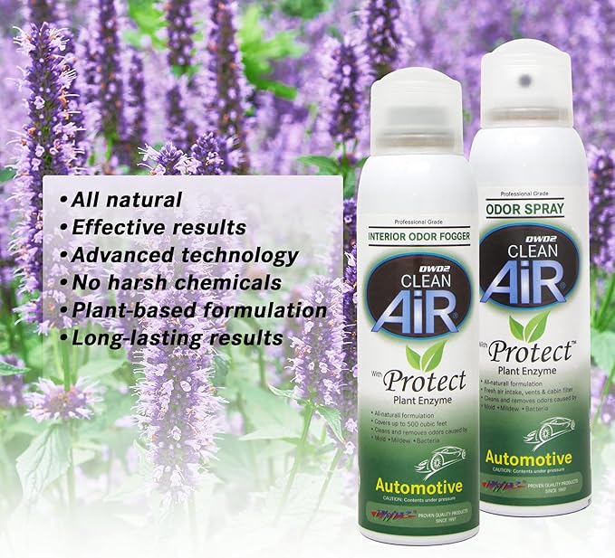 Protect™ Automotive Mold-Odor Treatment - Revitalize Your Car's Interior The Green Automotive Mold-Odor Treatment Solution. Say Goodbye to Unpleasant Odors (Spray &amp Fogger)