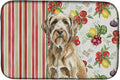 Caroline's Treasures Spinone Italiano Vegetables Dish Drying Mat Absorbent Dish Drying Mat Pad for Kitchen Counter Dish Drainer Mat for Countertop 14 x 21 Multicolor