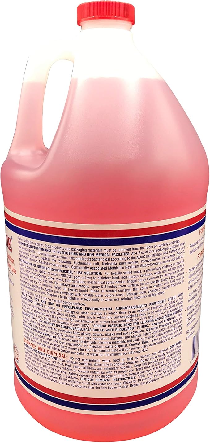 300048 Nu-Foamicide EPA Registered 1-Gal All Purpose Cleaner Concentrate Industrial Commercial Grade (Packaging may vary)