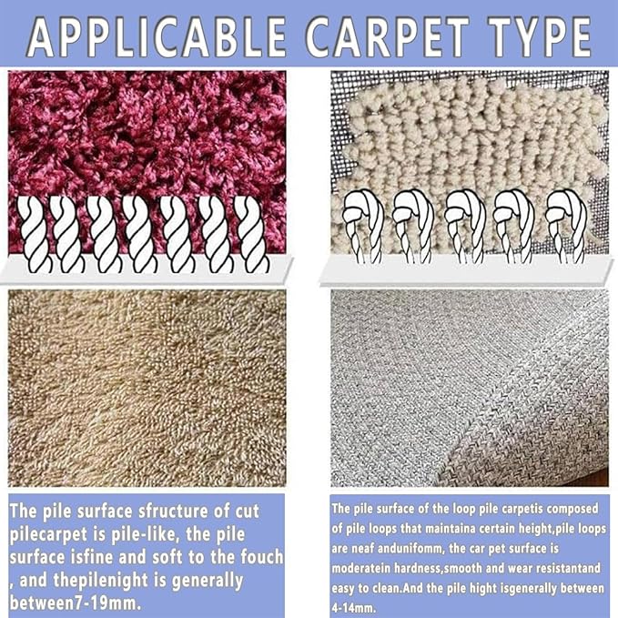 500W Electric Handheld Carpet TrimmerProfessional Adjustable Depth for CarpetRug Turfting Carver with 3inch Blade Adjustable Depthfor Removing Uneven Pile Height from Carpet Top