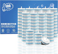 100 Count Disposable Toilet Bowl Wand Refills Prefilled with 2X Cleaning Solution Compatible with Most Toilet Brush Handles Not Fall Apart Fresh Scent