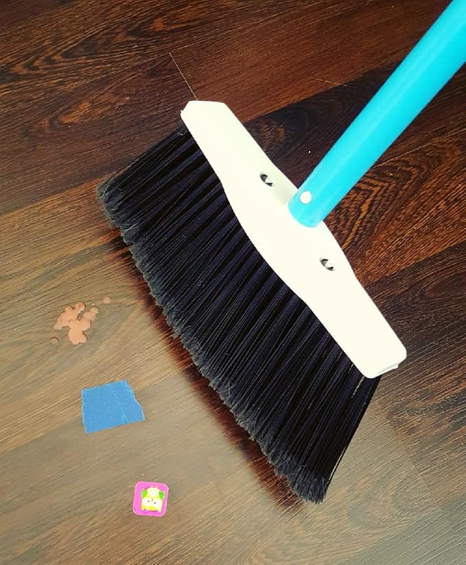 New Scrape and go Broom as seen on Shark Tank! Duluxe Upright Sweeping Broom with Scraper