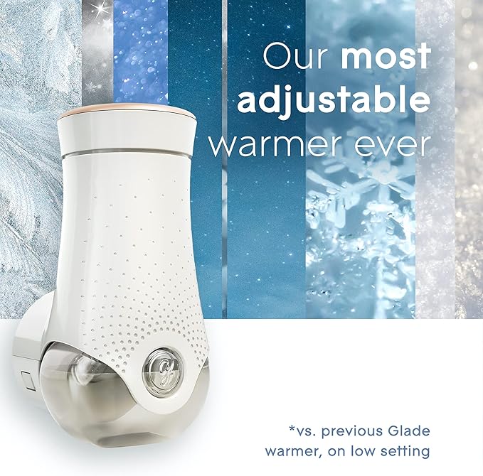 Glade PlugIns Refills Air Freshener Scented and Essential Oils for Home and Bathroom Snow Much Fun 3.35 Fl Oz 5 Count