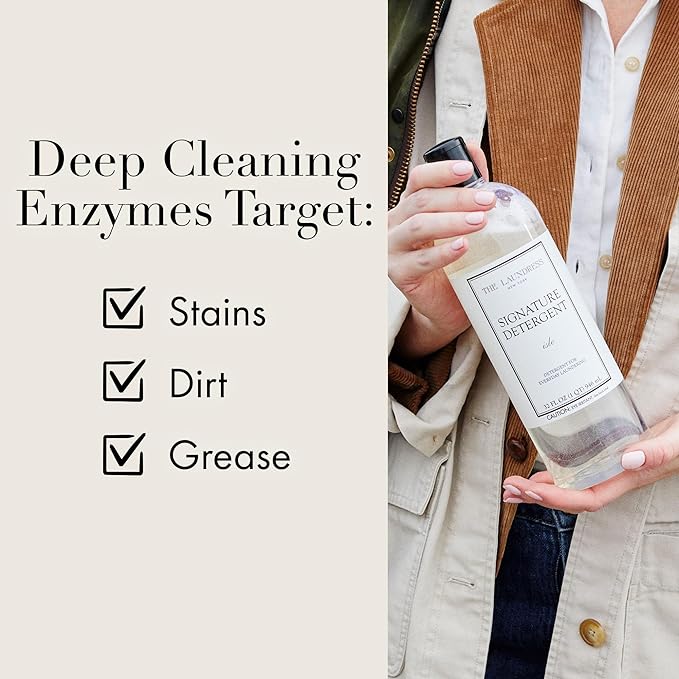 The Laundress Signature Isle Detergent Coastal Inspired Scent Concentrated Laundry Detergent Liquid Tough on Stains Isle Scent 32 oz.