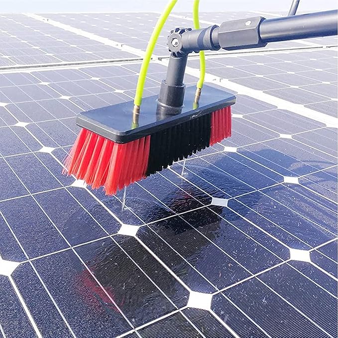 Window Cleaning Telescopic Pole 10m Water Fed Extendable Brush Suitable for Cleaner Conservatory Roof Photovoltaic Panel Cleaning (6m/20ft)