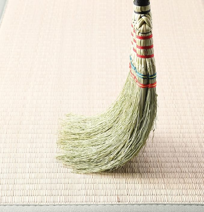Nippon Clintec Mini Zashiki Broom Hand Knitted Width 3.9 x Depth 0.8 x Length 13.4 inches (1
