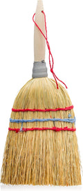Redecker Hand Brush with Wooden Handle Rice Straw Untreated Beechwood 10-Inches