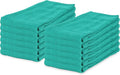 Arkwright Microfiber Huck Towels Pack of 12 Lint Free Surgical Cleaning Cloths for Glass Windows Auto Detailing and Professional Use 16 x 26 in Hunter Green