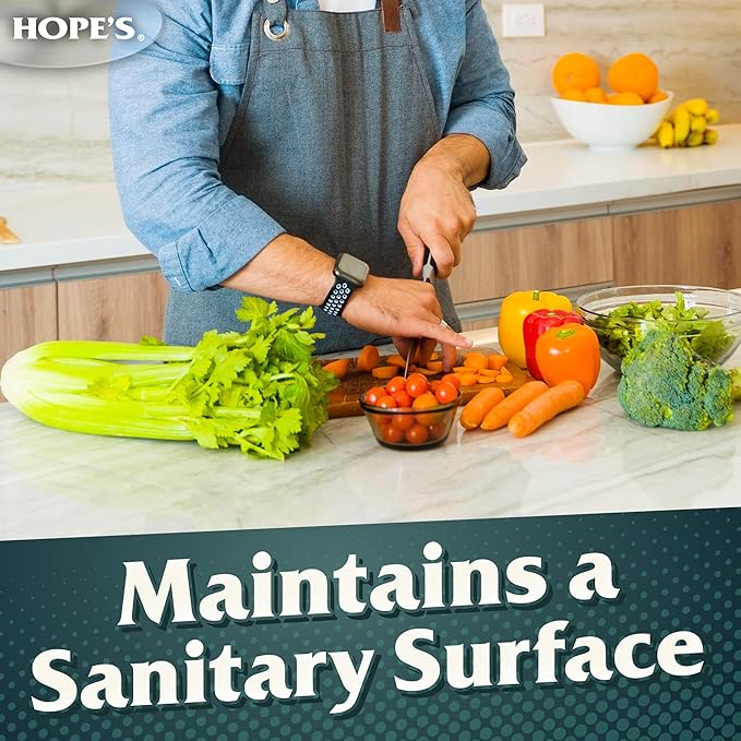 HOPE'S Perfect Granite &amp Marble Countertop Cleaner Stain Remover and Polish Streak-Free Ammonia-Free 22 Ounce Pack of 2