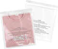 iMailer - 500 Pcs - 9 x 12 Suffocation Warning Self Seal Clear Plastic Poly Bags 1.6 Mil for A4 Letter Sized Documents Marketing Materials Clothes-Permanent Glue