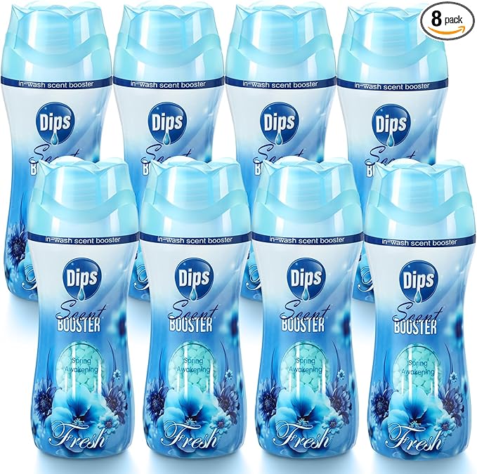 8 Pack in Wash Scent Booster Beads 73.6 oz Laundry Boosters Laundry Room Beads(Coconut Scent)