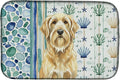 Caroline's Treasures Wheaten and Tan Otterhound Coastal Sea Glass Dish Drying Mat Absorbent Dish Drying Mat Pad for Kitchen Counter Dish Drainer Mat for Countertop 14 x 21 Multicolor