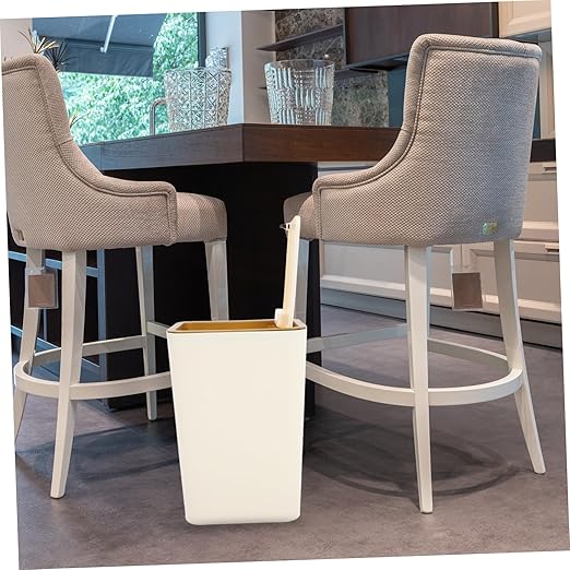 Garbage Can for Bedroom Kitchen Trash Bin Plastic Wastebasket Pp Material Trash Can Multi-Scene Use Waste Basket for Family
