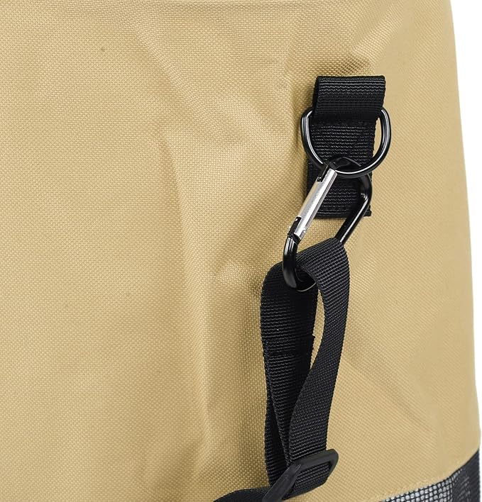 Boat Trash Bags Waterproof Reusable Mesh 33 Inch Height Portable Garbage Storage for Outdoor Use - Tear Resistant Oxford Cloth Easy to Hang Ideal for Boating and Camping