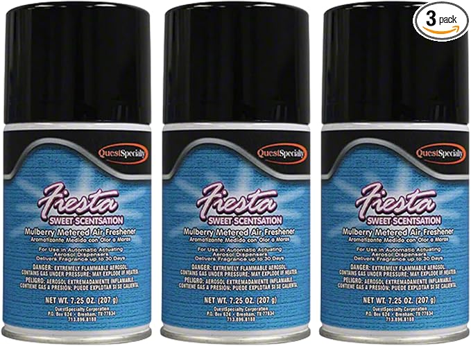 Quest 3990 SWEET SCENTSATION Metered Aerosol - Mulberry Scent (3 Pack) Works in all metered dispenser