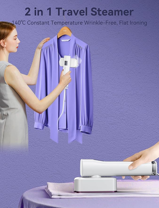 Sundu Travel Steamer for Clothes25g/min Steam Portable Handheld Garment Steamer20mins Runtime &amp 100ml Large Tank15s Fast Heat-upCeramic PanelWrinkle Remover for Travel Home Office