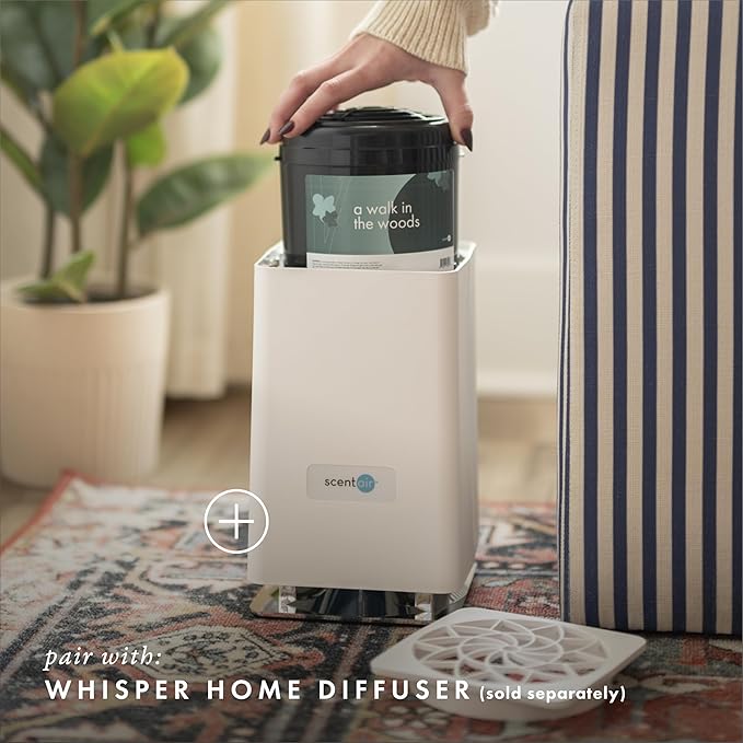 ScentAir Whisper Home Monthly Plug-in Refill Fragrance Cartridge for Home and Office A Walk in the Woods
