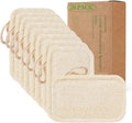 Natural Loofah Kitchen Sponges 20 PCS Natural Sponge for Dishes Cleaning 100% Biodegradable Compostable Vegetable Eco Friendly Sponges Non-Scratch No Odor Scrubber