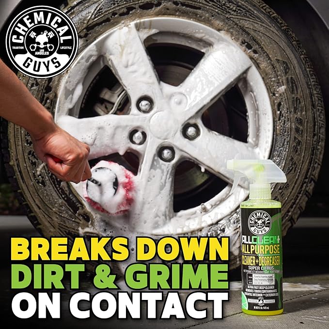 Chemical Guys CLD_101 All Clean+ Citrus-Based All Purpose Super Cleaner Safe for Cars Trucks SUVs Motorcycles RVs &amp More 128 fl oz (1 Gallon) Citrus Scent