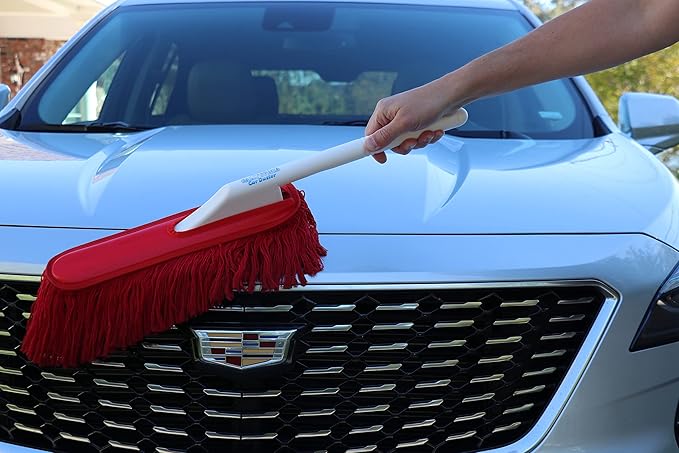 The Original California Car Duster Detailing Kit with Plastic Handle Model Number: 62445  Red