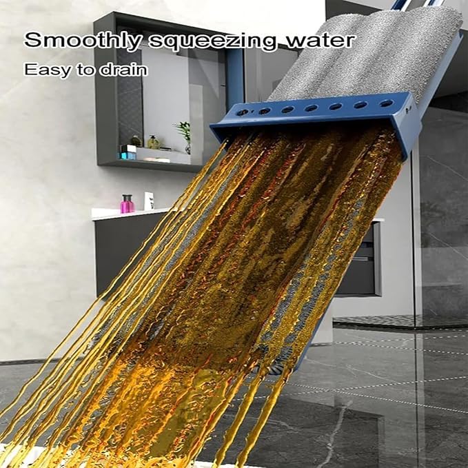 Microfibre Mops - Flat Floor Mop | Floor Mop | Large 360° Rotatable Floors Cleaning Brush with Long Handle for Hardwood Tile Carpet Bathroom Garage Apartment Dormitory Home Living Room