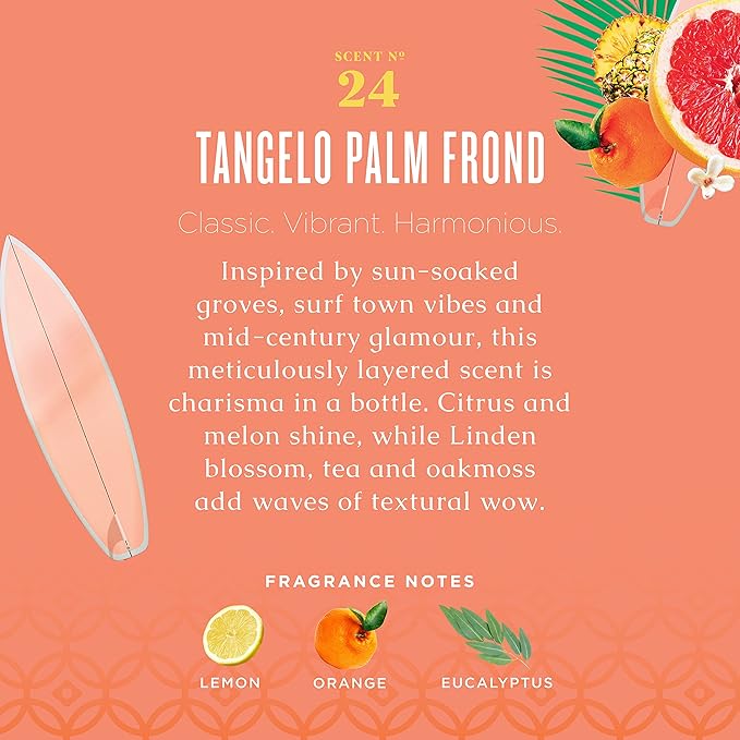 Caldrea Linen And Room Spray Air Freshener Made With Essential Oils Plant-Derived And Other Thoughtfully Chosen Ingredients Tangelo Palm Frond Scent 16 Fl Oz