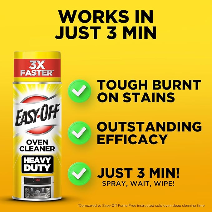 Easy-Off Heavy Duty Oven Cleaner Regular Scent 87 oz (6 Cans x 14.5 oz)