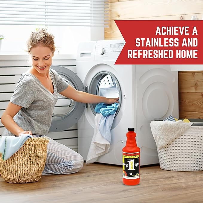 Pro's Choice Stain 1 Effective &amp Incredible Spot Remover for Fabric Organic Stain Remover Laundry Cleaner Grease &amp Spot Cleaner for Clothes Use as Stain Treater Spray for Carpet &amp Couc