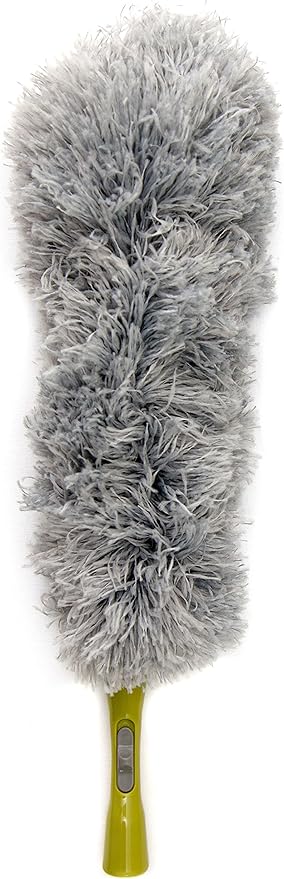 DOCA Telescoping Pole Attachment - Extension Pole for Cleaning Feather Duster Window Washing Kit Paint Roller Window Squeegee - High Reach Extendable Kit for Indoor &amp Outdoor - Feather Duster