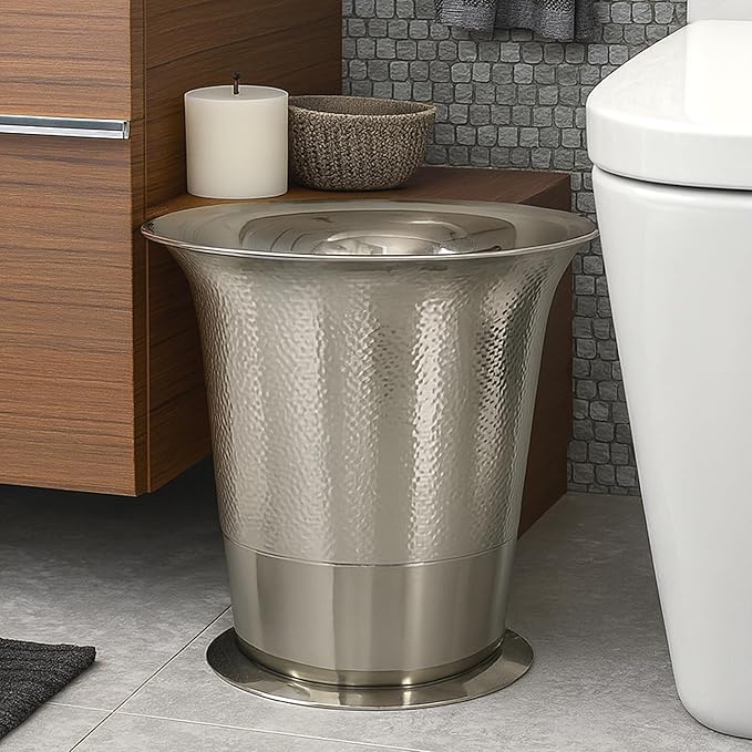nu steel CL8H Classic Wastebasket