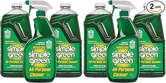 Simple Green All-Purpose Cleaner Spray and Refill Green 3 Piece Set Original 1 Count (Pack of 2)