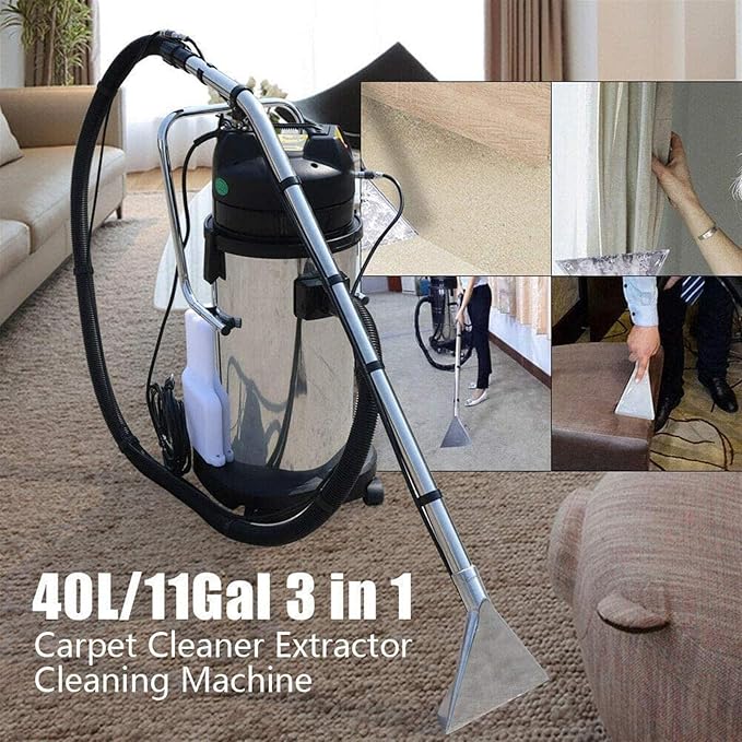 Carpet Cleaner Machine Stainless Steel Bodywith 3 in 1 Portable Extractor for Car Detailing Ultimate Cleaning Power