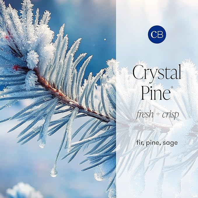 Capri Blue Pura Smart Home Plug-in Diffuser Refills – Includes 2 Capri Blue Pura Refills for Plug In Diffusers for Home - Long Lasting Luxury Scents - Crystal Pine (Pack of 2)