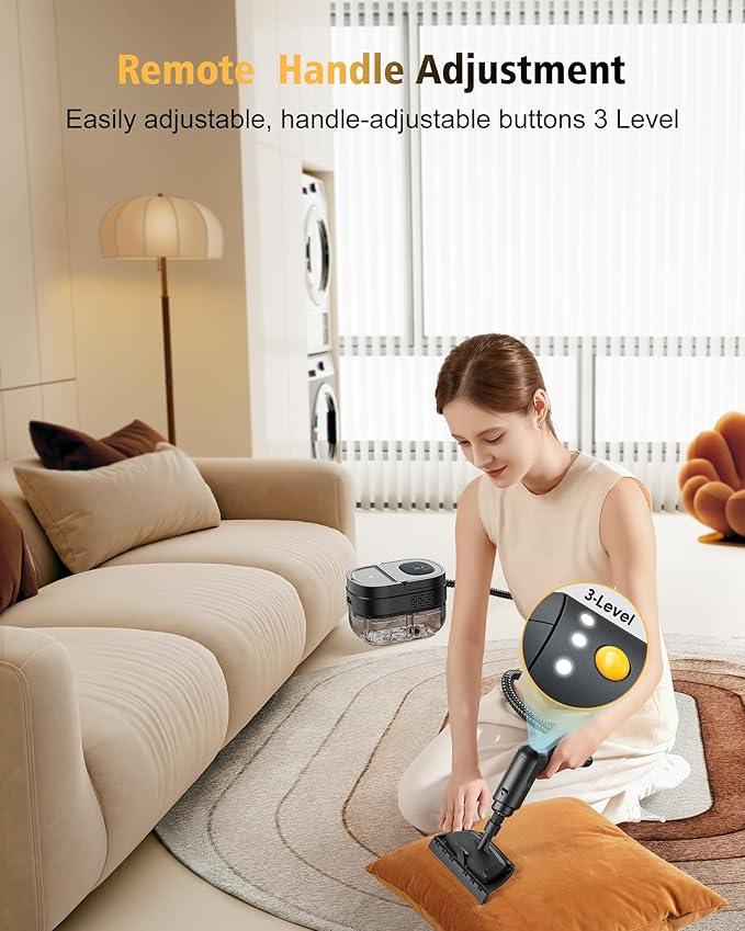 Steam cleaner for home2500w Steamer for cleaning high pressure steam 3-Speed Adjustable Handle steam cleaner for CarHome kitchens