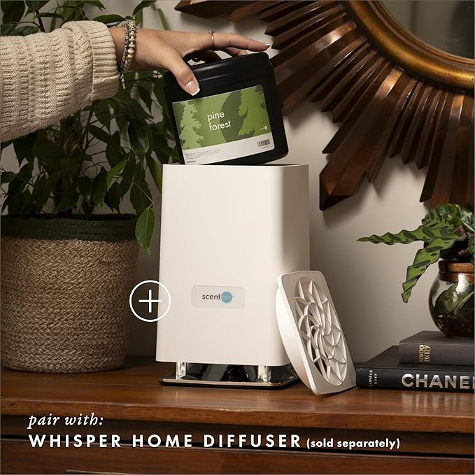 ScentAir Whisper Home Monthly Plug-in Refill Fragrance Cartridge for Home and Office Pine Forest