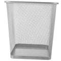 Garneck Household Sturdy Iron Framed Trash Can Ventilated Mesh Design Garbage Container for Bedroom Office and Indoor Use Stylish and Practical Wastebasket