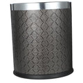 Plastic Wastebasket Round Plastic Trash Can for Home Office Bathroom Sturdy Structure Without Lid Versatile Rubbish Bin for Bedroom Kitchen Car Use