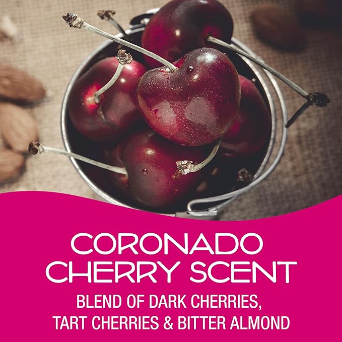 Can Air Freshener and Odor Neutralizer by California Scents Set of 12 Spillproof Cans for Home and Car Coronado Cherry 1.5 Oz Each