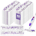 AIR U+ 48 Pack Disposable Power Mop Pads Refills for Swiffer Power Mop Unscented 14-Layer Thickened Multi-Surface Replacement Mopping Refills Pads for Floor Surface Cleaning
