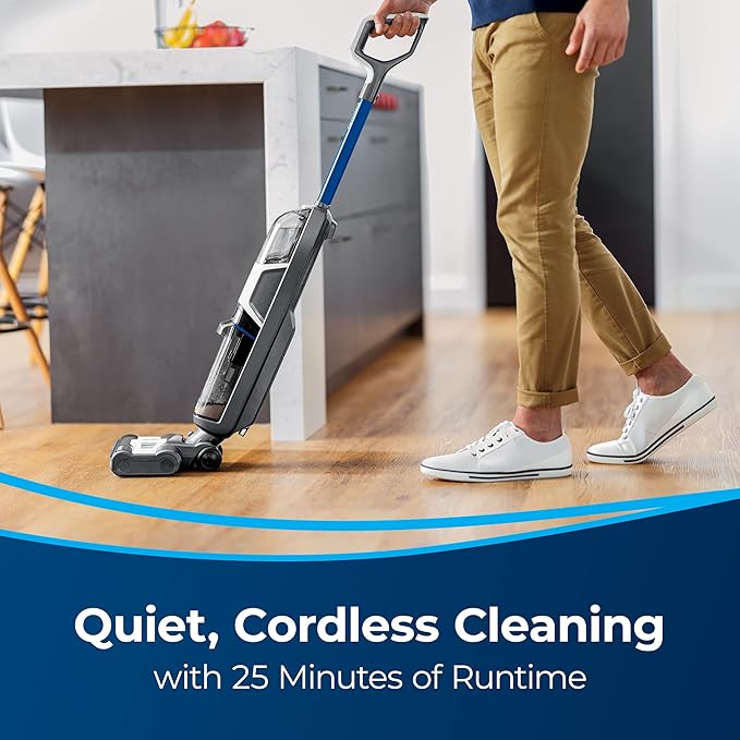 Bissell Crosswave HF3 Cordless Wet/Dry Vacuum Cleaner and Mop Multi-Surface and Hardwood Floor Cleaner 3649A