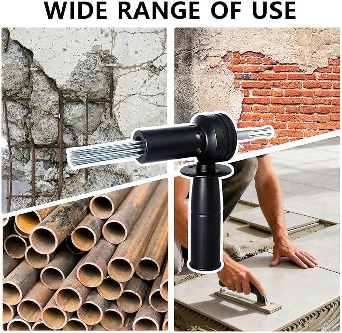 Electric Rust Scaler Electric Hammer with 18 Needles Concrete Rust Cleaner for Construction Home Industry Commercial Garage Concrete