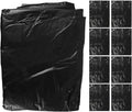 25pcs Black Garbage Bags 90x110cm 2.5 Mil Thick Plastic Trash Bags for Kitchen Bathroom Bedroom Waste Disposal